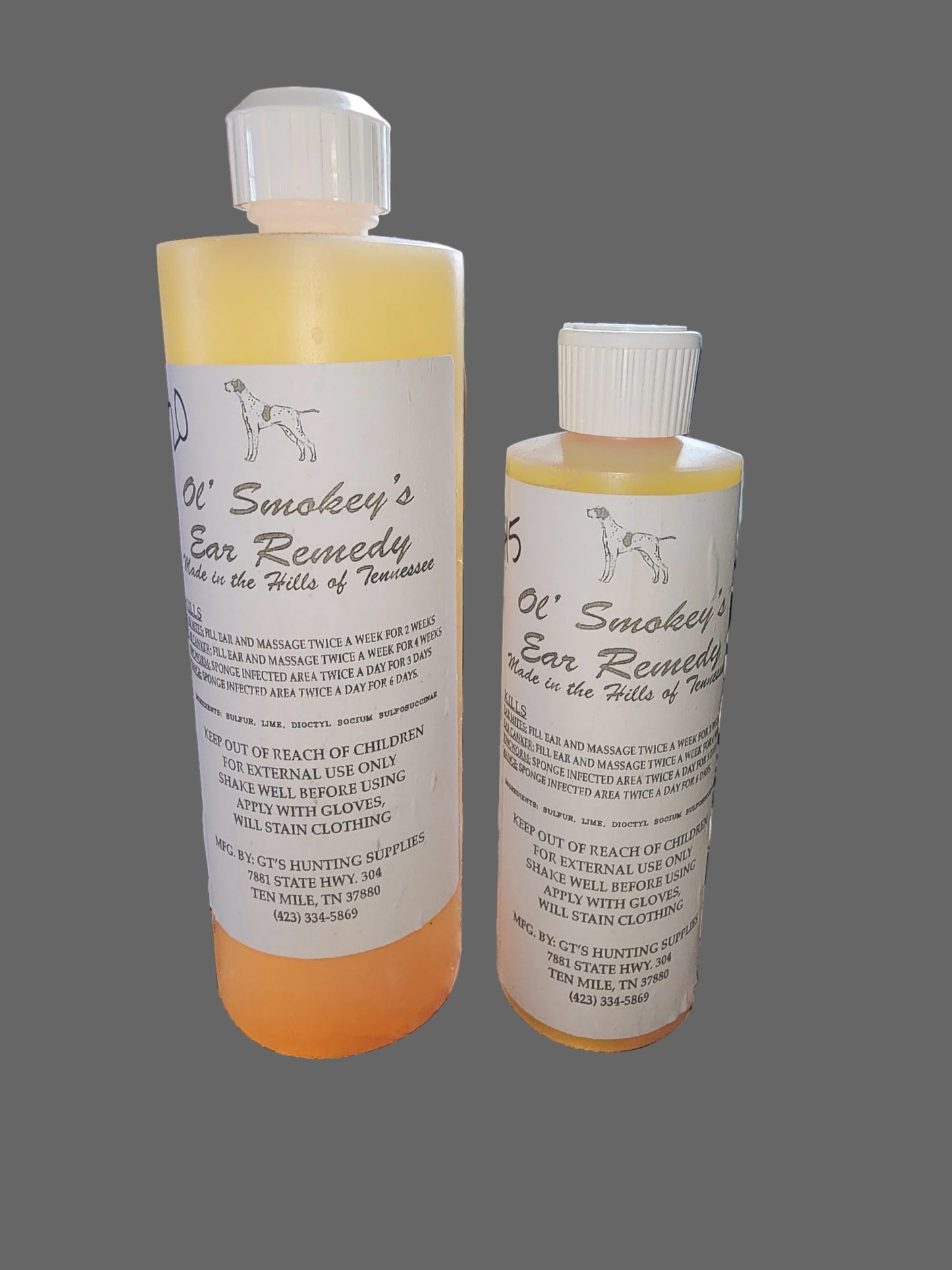 Ol' Smokey's Ear Remedy Large Bottle