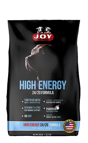 Joy High Energy 24/20 Dog food 50#
