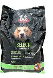 Joy select dog food